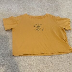 Save the BeesMustard Yellow Kids Short Sleeve Tee